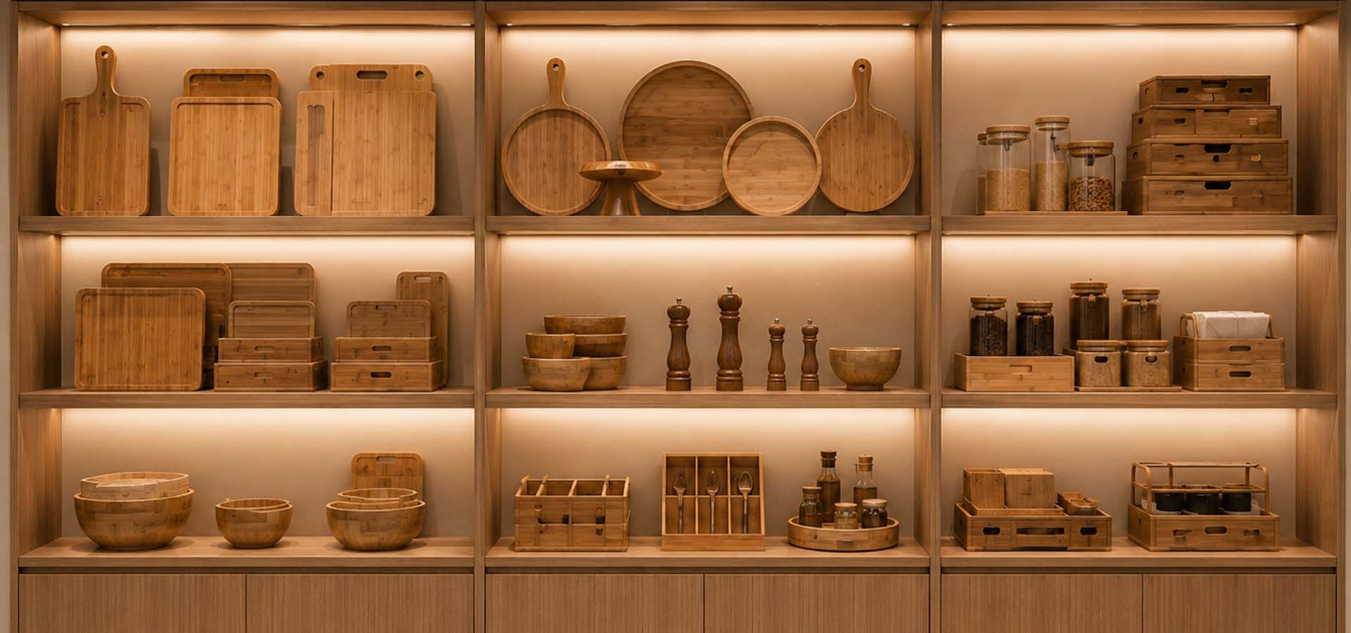 A reliable natural bamboo & wood kitchenware brand for modern European homes.