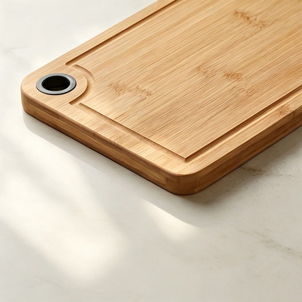 Rubber circular hole cutting board