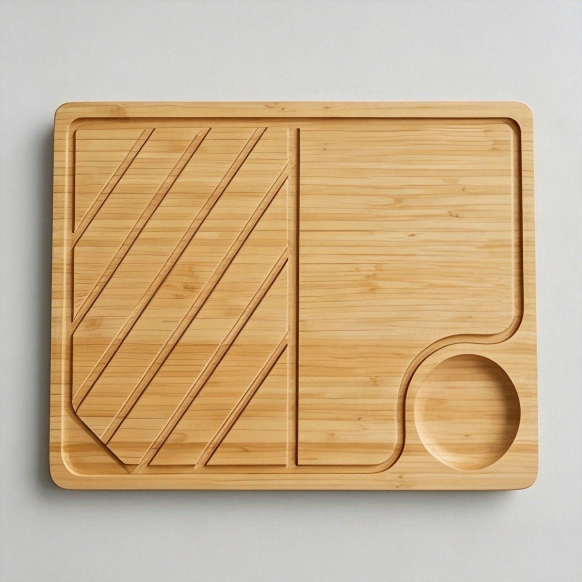 Square multifunctional cutting board