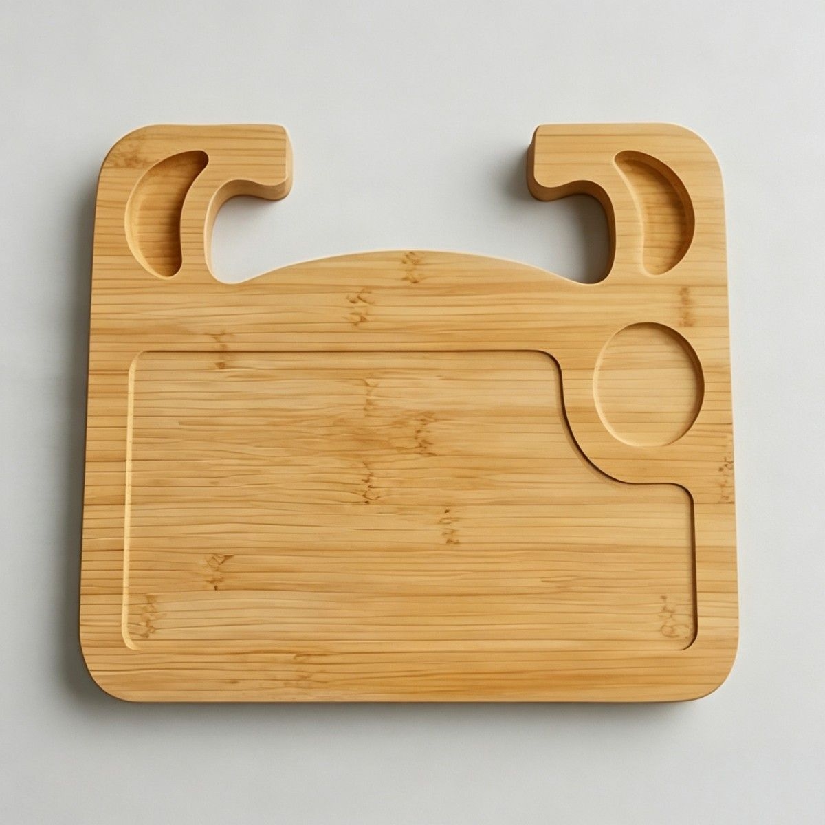 Bull horn shaped cutting board