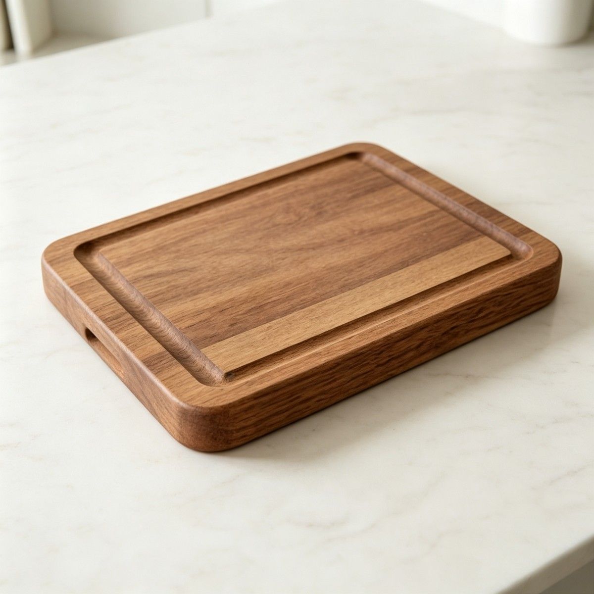 Acacia wood rectangular sink style cutting board(Image3) Acacia wood rectangular sink style cutting board(Image3)