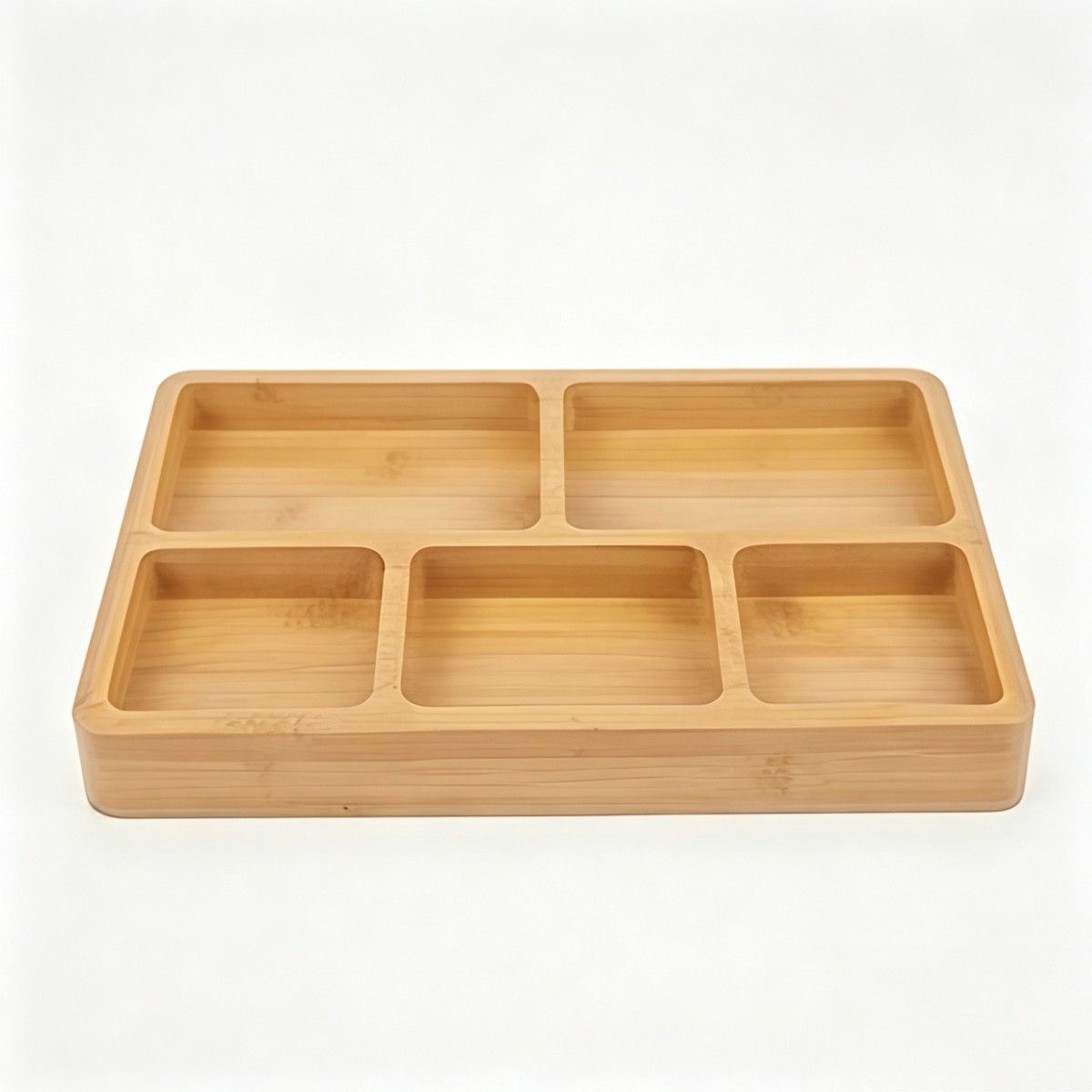 Square six grid Dim sum plate