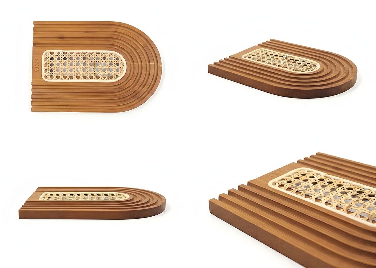 Walnut vine woven tray(Image1)