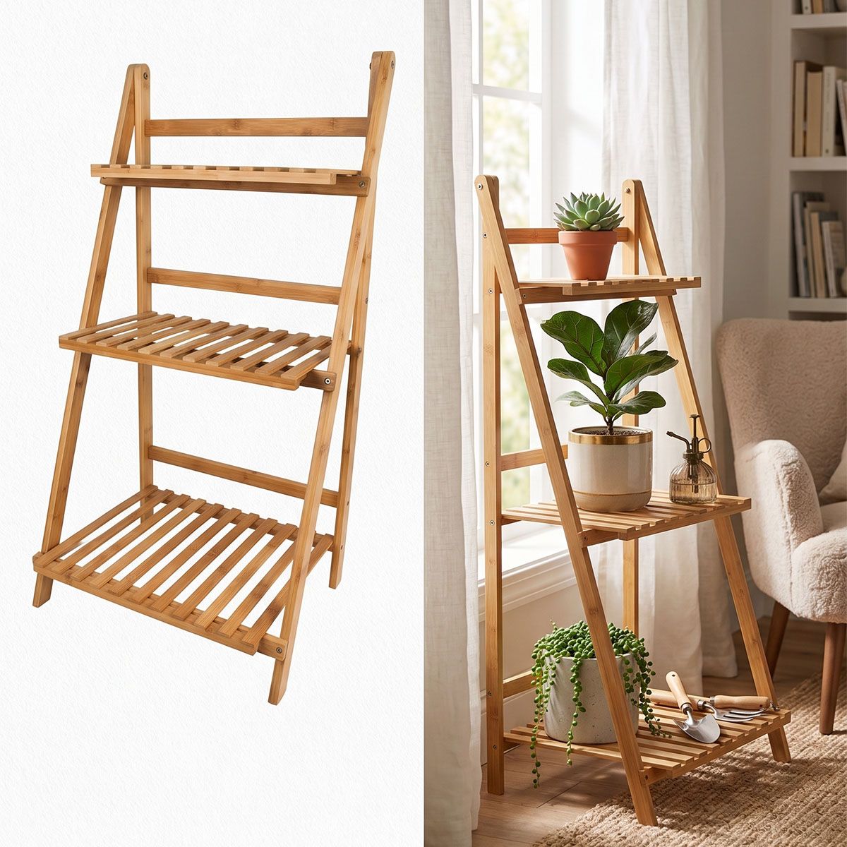 Plant step ladder