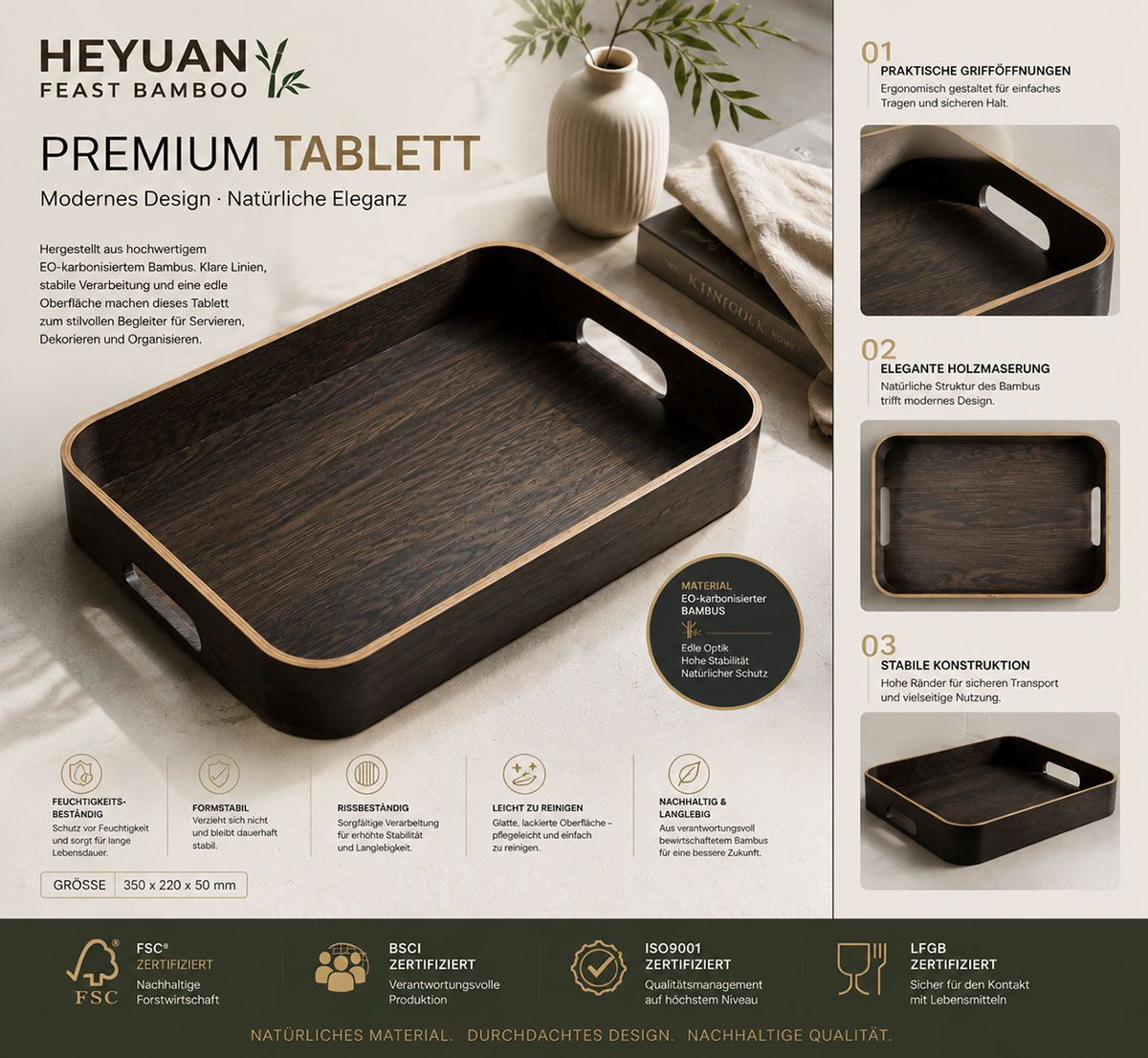 Elegant bamboo tray(Image5) Elegant bamboo tray(Image5)
