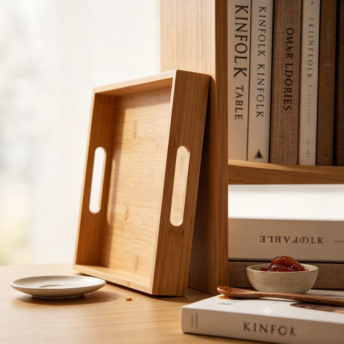 Classic bamboo tray