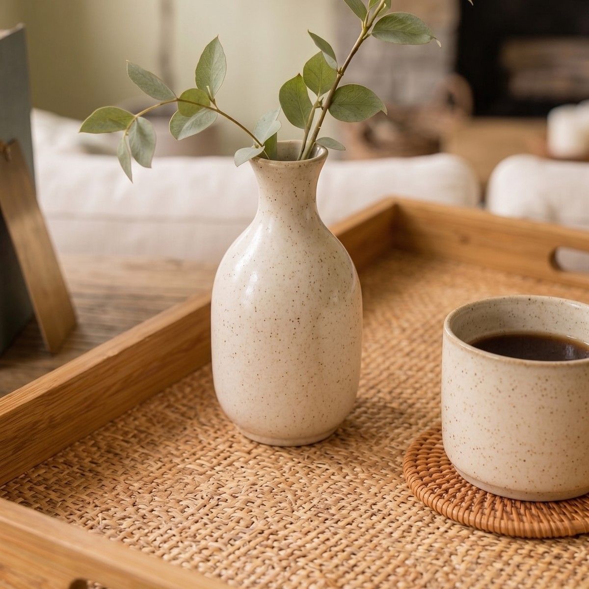 Bamboo and Vine Service Tray
