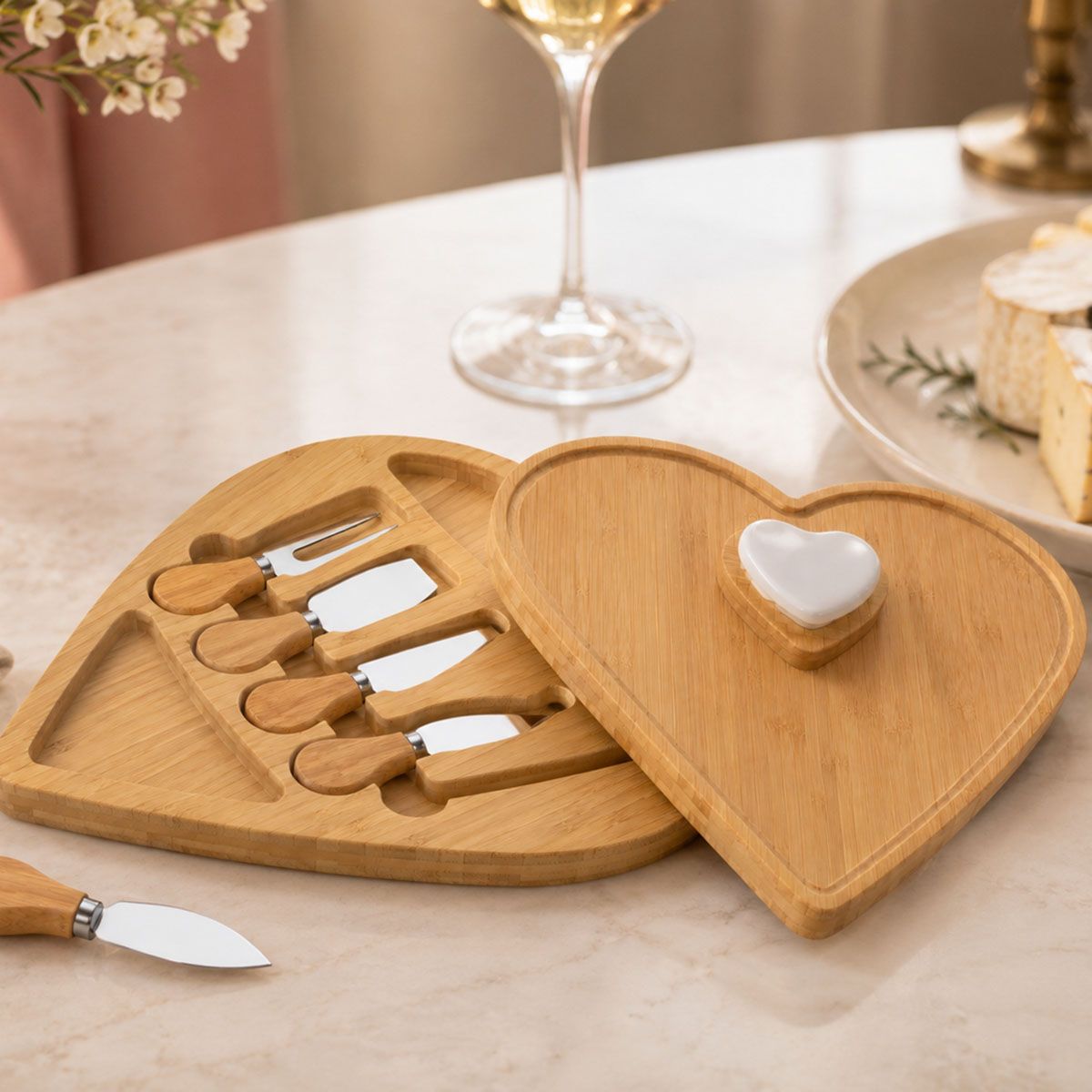 Love type cheese dish