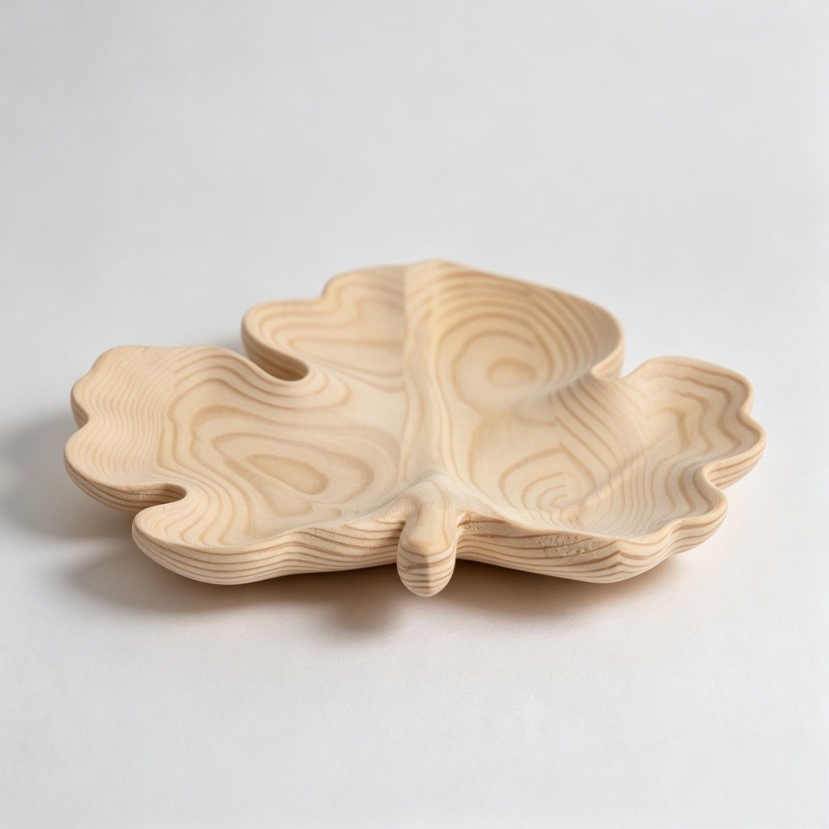 Leaf-shaped tray