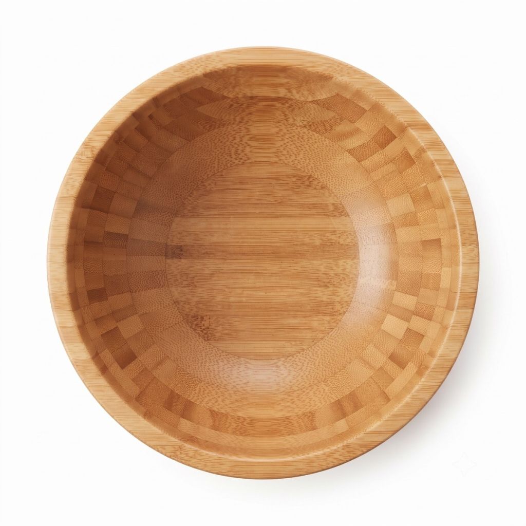 Bamboo Charm · Carbon Art Salad Bowl