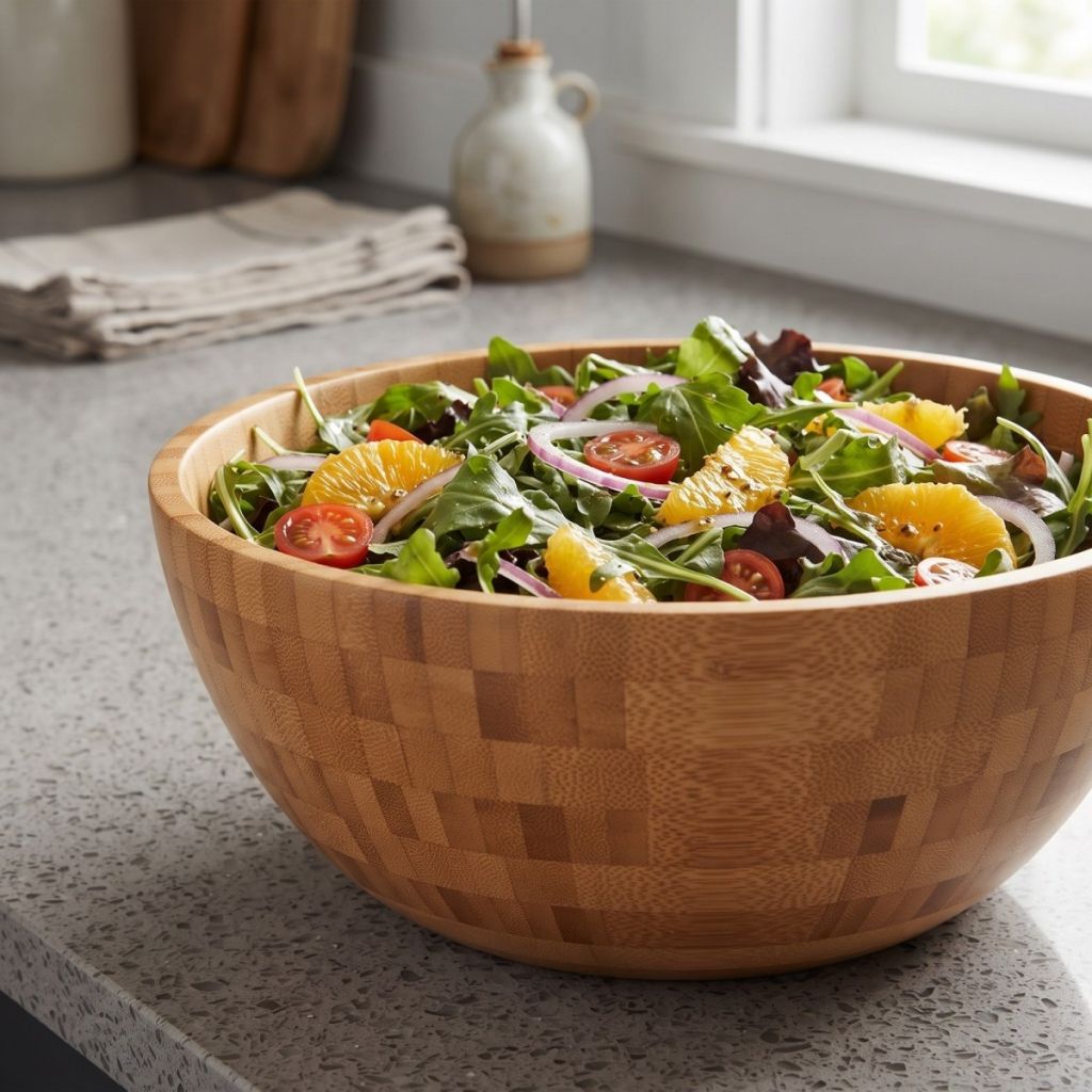 Bamboo Charm · Carbon Art Salad Bowl(Image4)