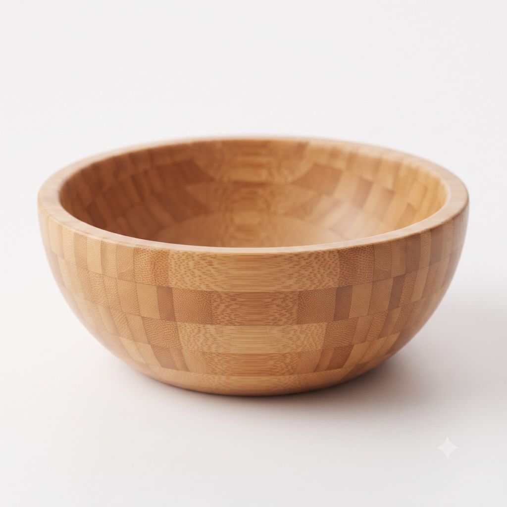 Bamboo Charm · Carbon Art Salad Bowl