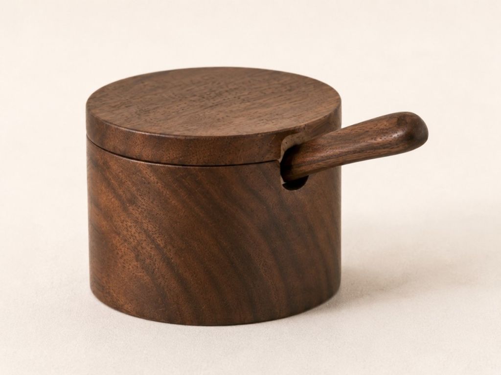 Rongcai European style wooden sugar jar(Image3)