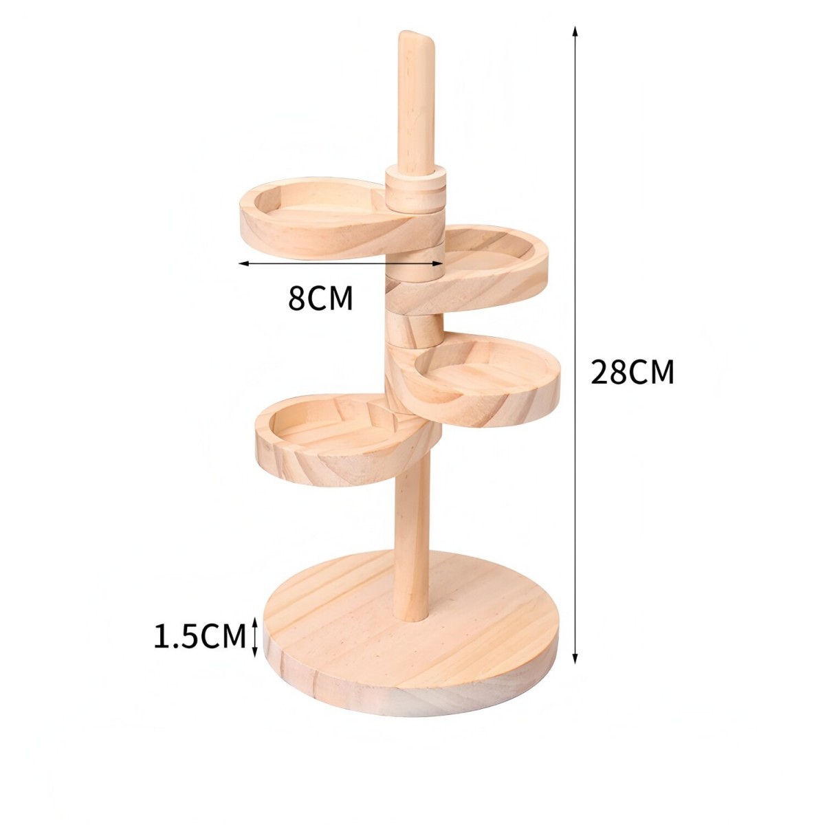 Rotating wooden storage rack(Image7)