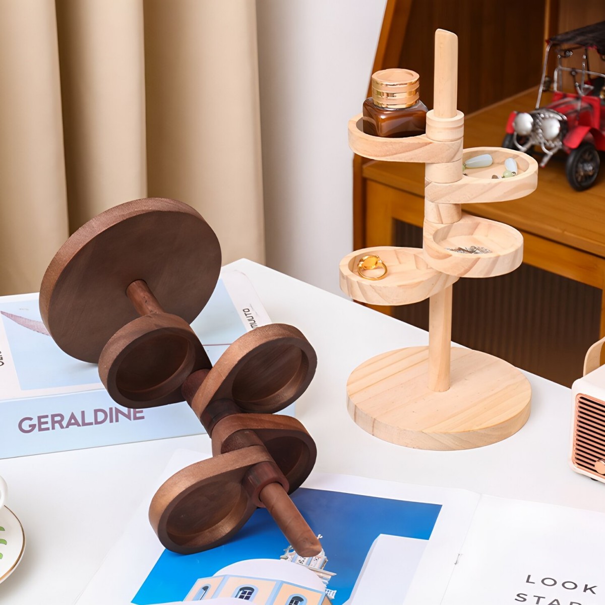 Rotating wooden storage rack(Image8)