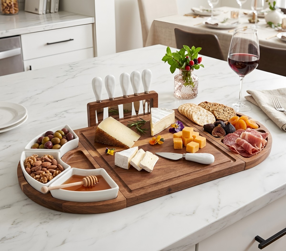 Multi-functional tray with knife and fork holders(Image1)