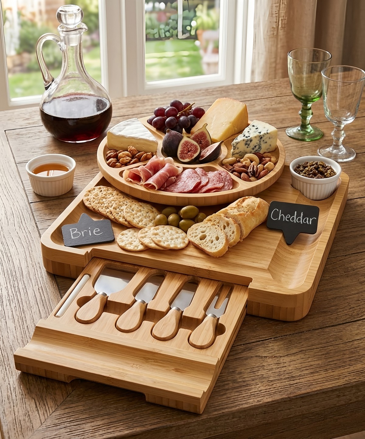 EO grade carbonized bamboo tray(Image2)