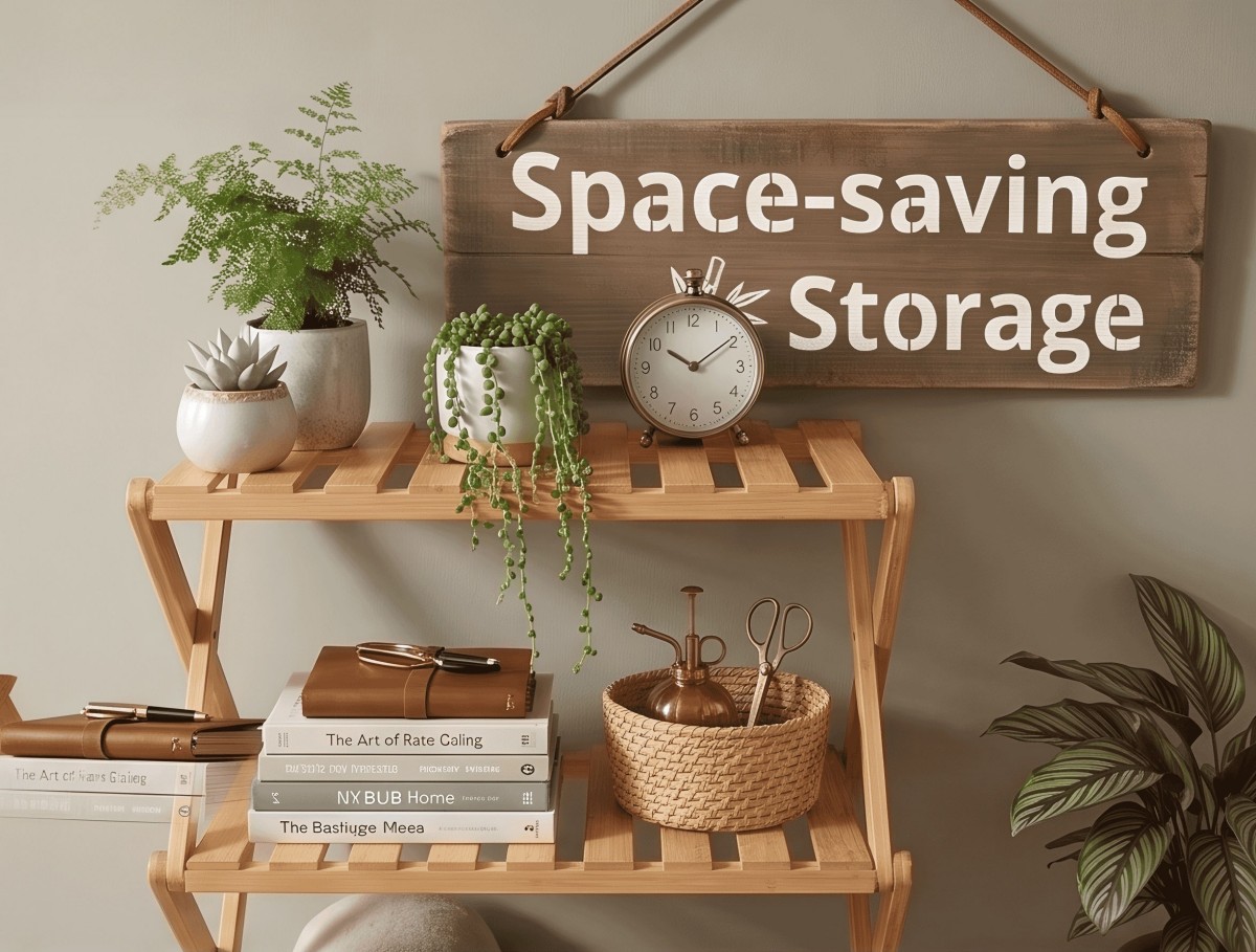 Foldable BambooStorage Rack(Image4)