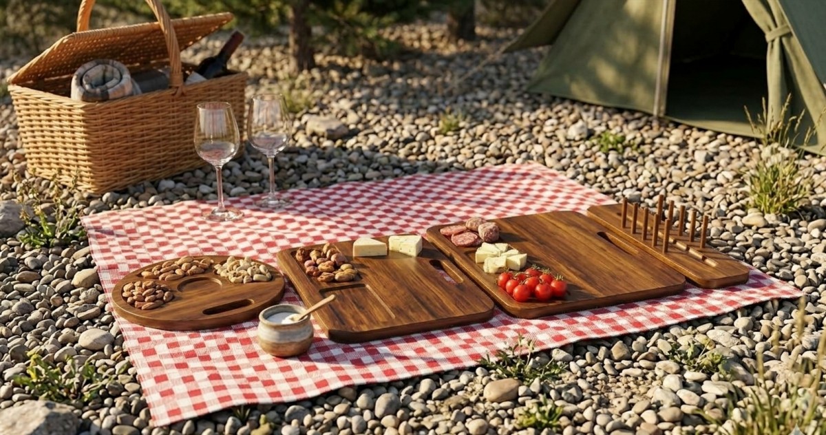 Carbonized bamboo cutting board three piece set(Image8)