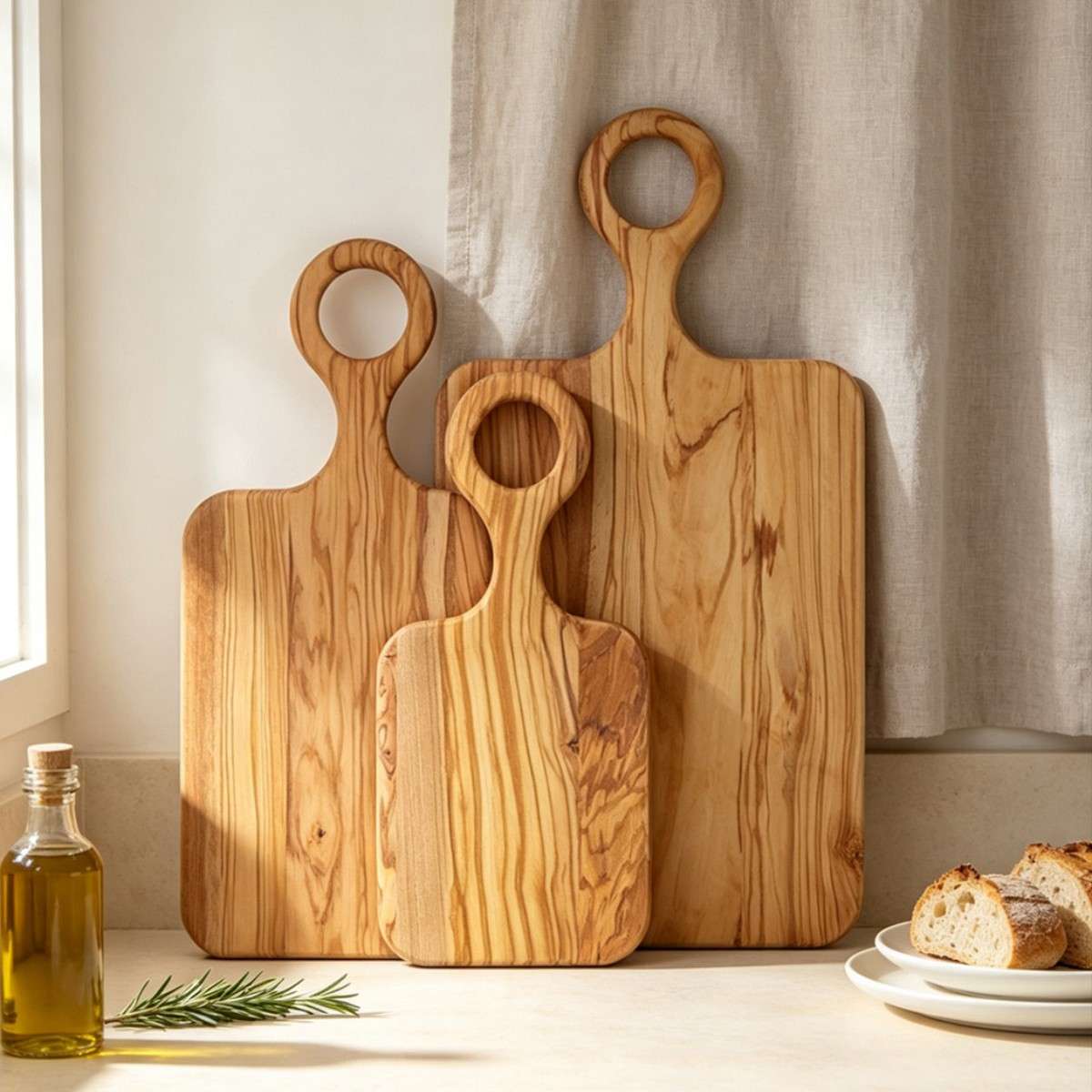Olive wood chopping board