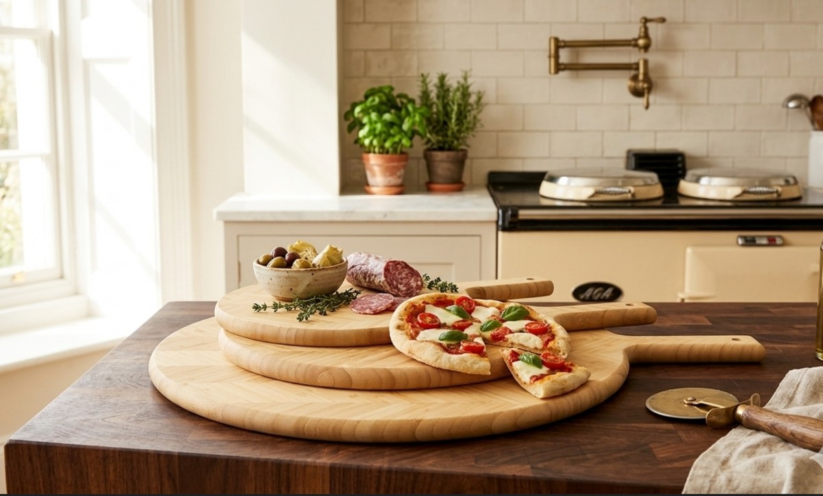 Multi-size Food Serving Tray for Pizza, , Kitchen Decor & Housewarming Gift(Image3)